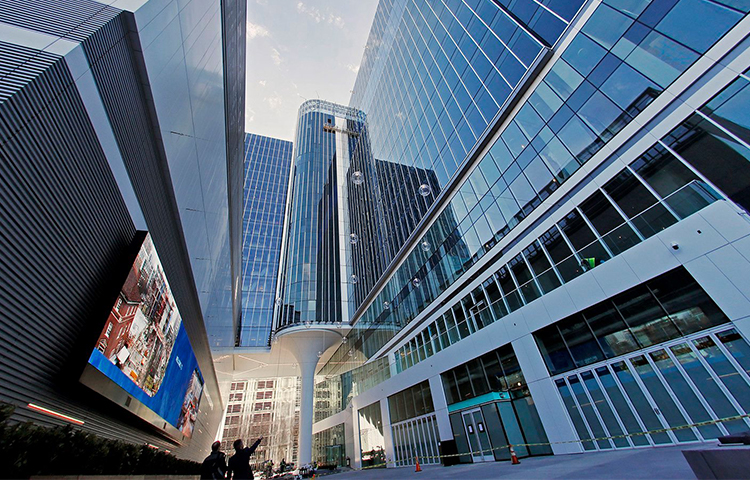 coda building view from courtyard