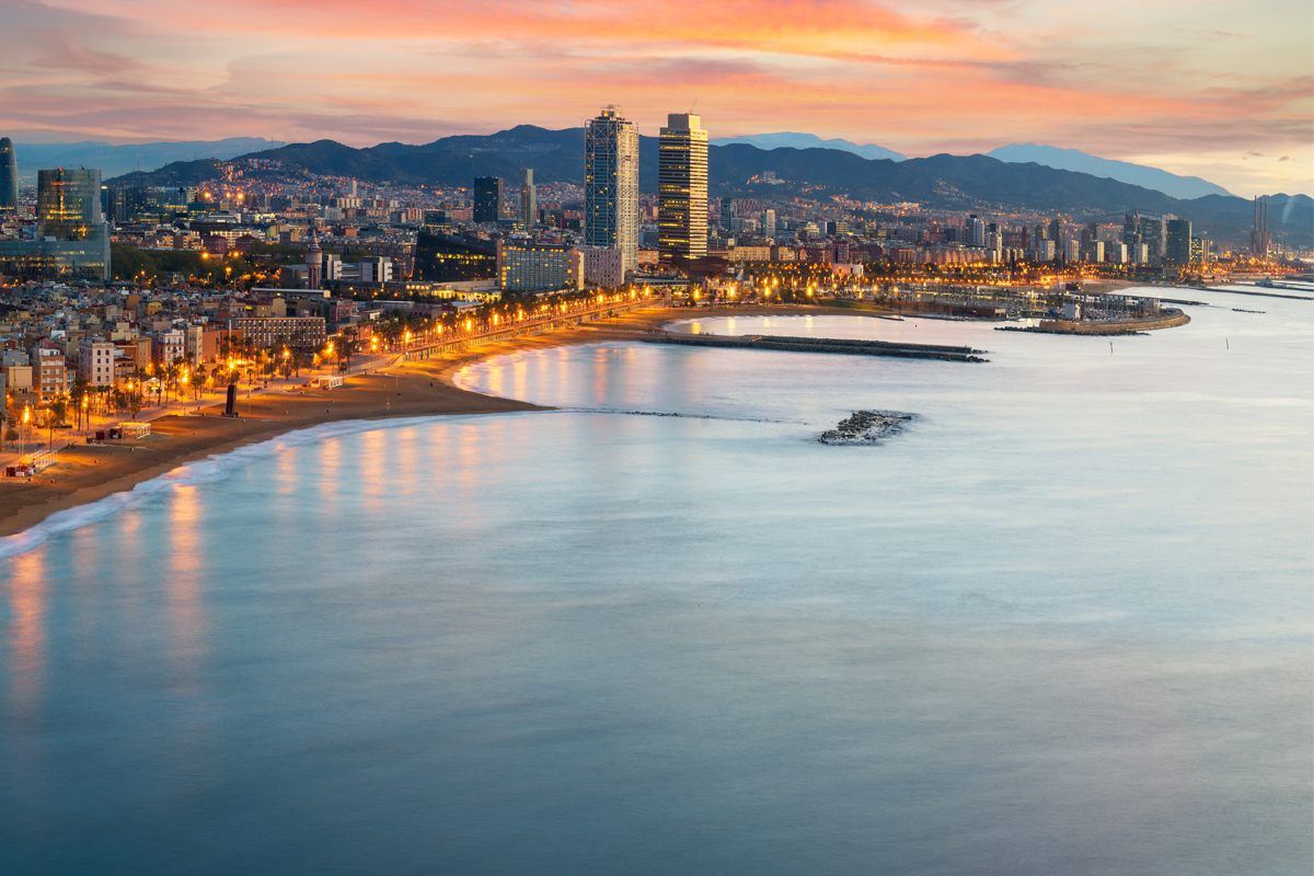 Barcelona skyline