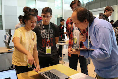 Students participate in Hacklytics 2022 at Georgia Tech