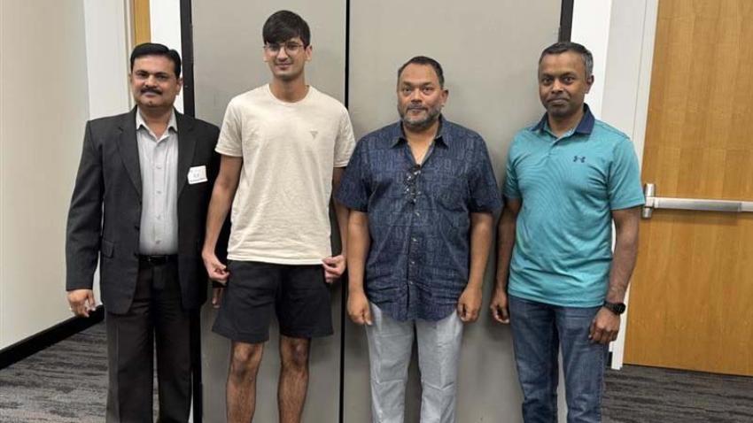 Siddhant Agarwal won best solo project for his project Rest Assurred.