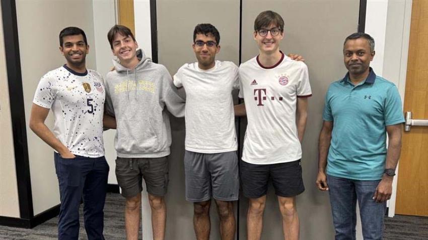 Arnav Arora, Daniel Byrd, Nicholas Byrd won best overall project for their work on Statside Soccer.