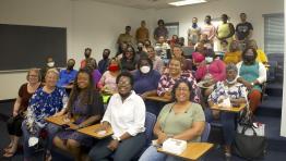 Group photo of Constellations professional development workshop attendees in the US Virgin Island